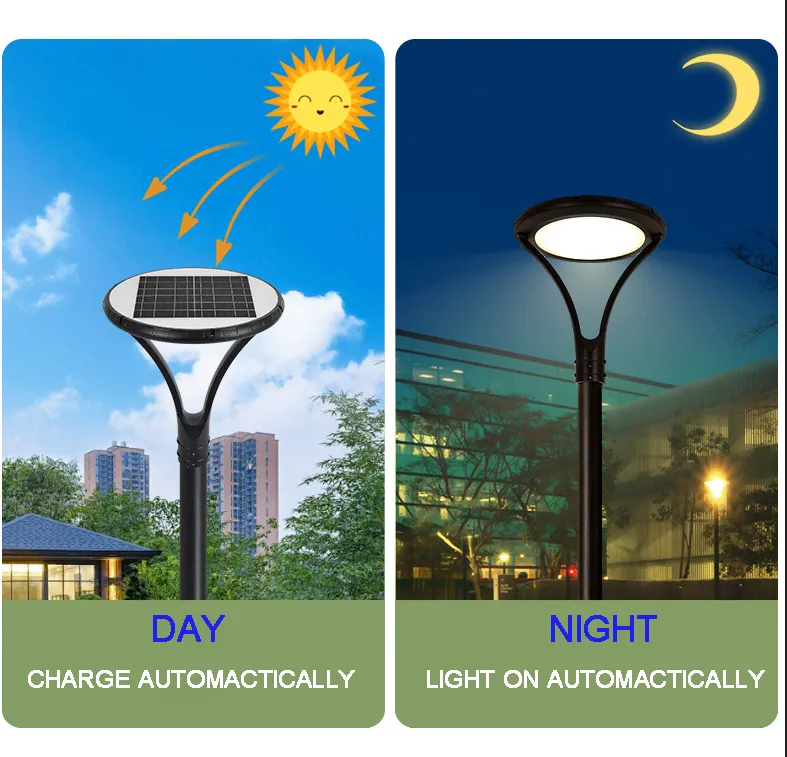إضاءة حديقة LED مقاومة للماء فاخرة
