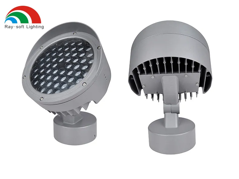36W مصباح LED مضاد للتوهج IP65 مصباح سبوت لايت دائري مثبت في القاعدة الخارجية لغسل الجدران المعمارية