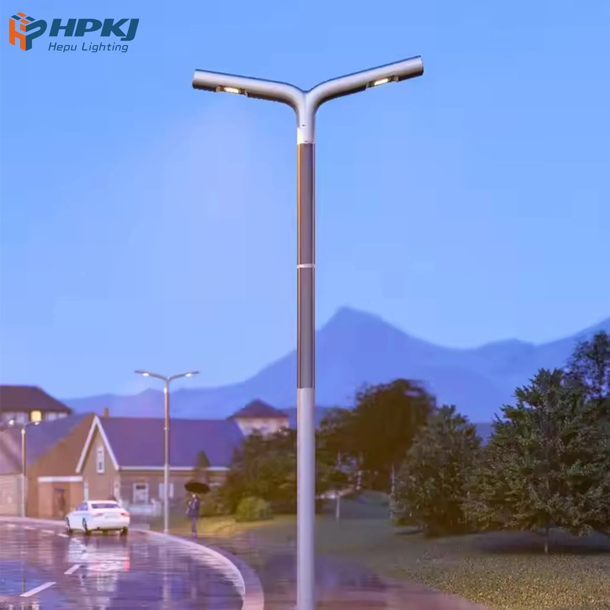 ضوء حديقة شمسي LED خارجي للحديقة، الساحة، الممر، المسار الشمسي