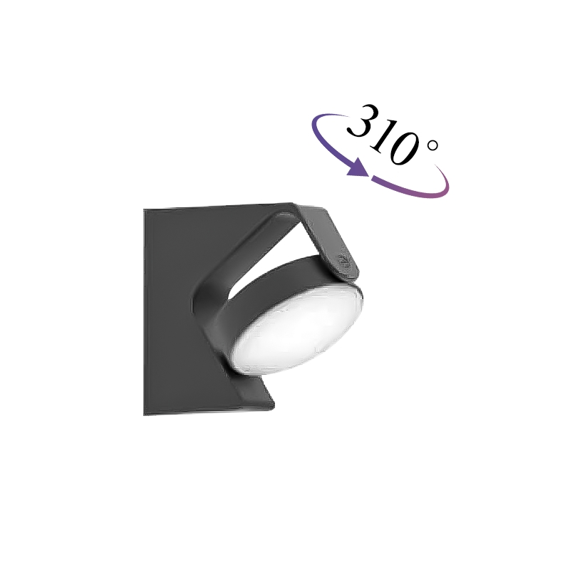 أضواء عمود حديقة LED مزخرفة حديثة وفاخرة من الألمنيوم COB في المسار الخارجي IP65 مصباح حديقة LED