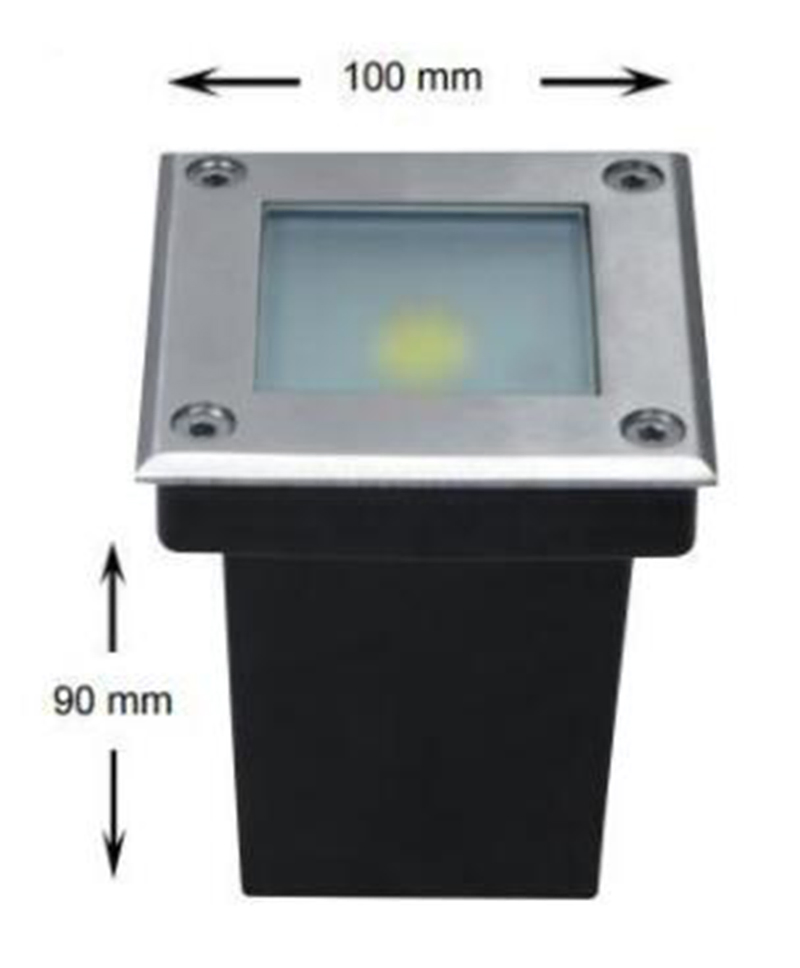 إضاءة حديقة LED مربعة من البلاستيك 220V 11W COB LED RGB<Sb8313-11W>