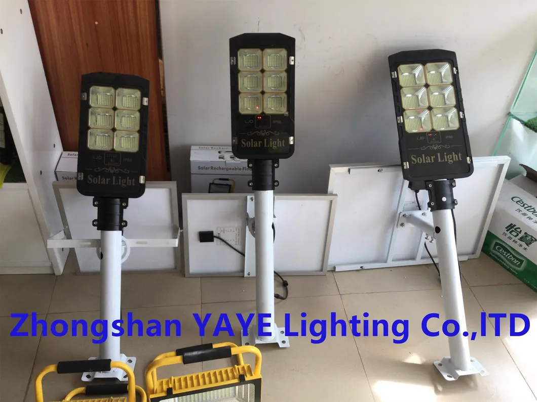 مصنع الطاقة الشمسية في الصين من الألمنيوم 2000/1000/800/600/500W/400/300/200/100W مستشعر LED IP66 شارع خارجي متكامل مع كاميرا مصباح حديقة LED COB من ABS مصباح فيضان على الجدار للطريق