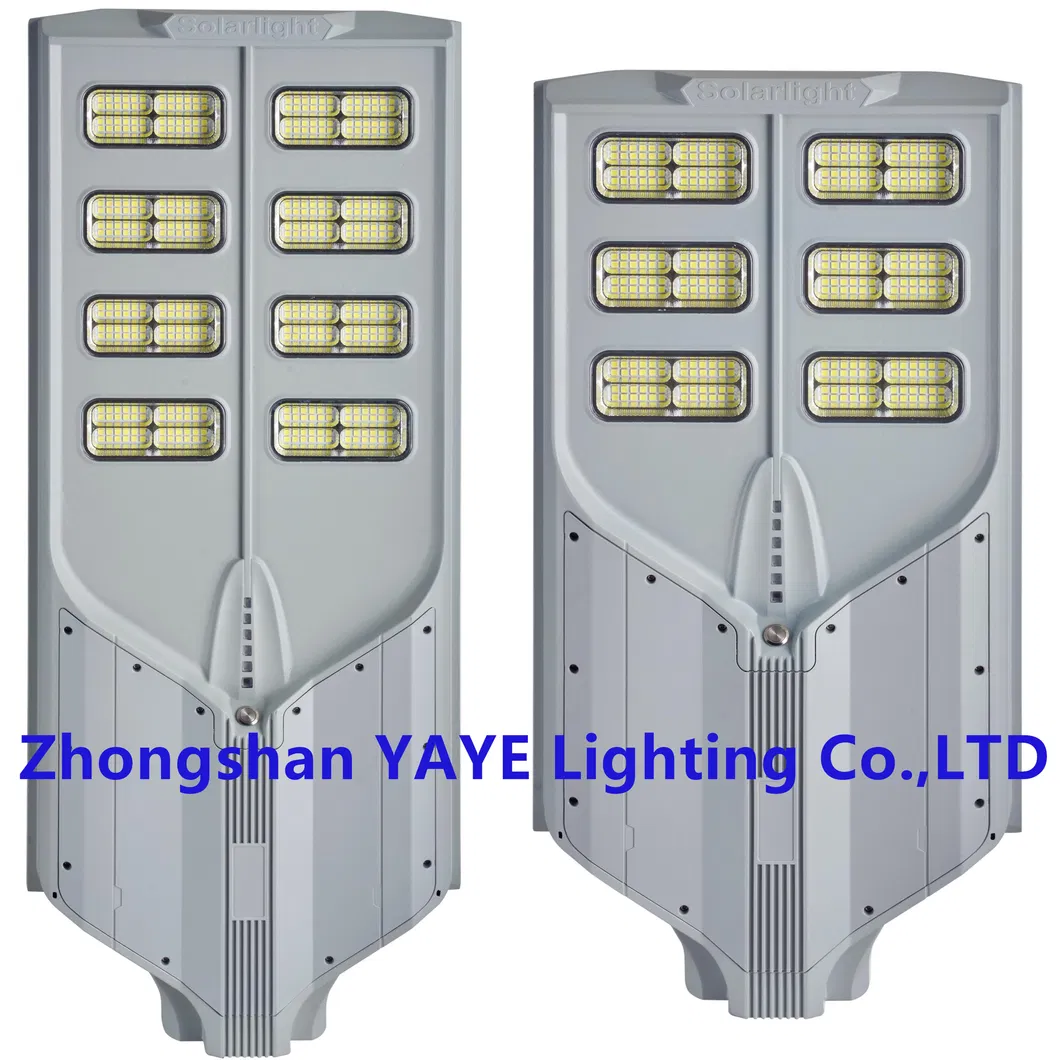 مصنع الطاقة الشمسية في الصين من الألمنيوم 2000/1000/800/600/500W/400/300/200/100W مستشعر LED IP66 شارع خارجي متكامل مع كاميرا مصباح حديقة LED COB من ABS مصباح فيضان على الجدار للطريق