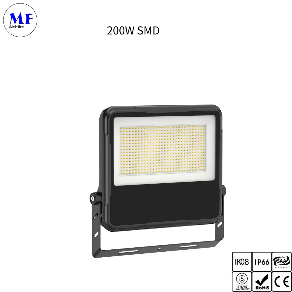 5years ضمان IP66 مقاوم للماء SMD3030 150lm/W 30W-500W ضوء الفيض العالي الطاقة مع مستشعر الحركة للمستودع في الهواء الطلق المناظر الطبيعية الحديقة المصنع