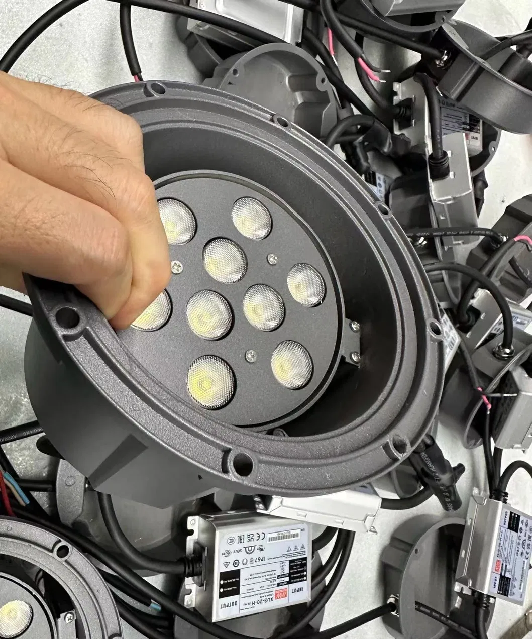 ضوء أرضي LED، IP65 مصباح خارجي مضاد للماء