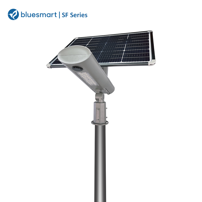 40W 60W 80W 100W مصباح شارع LED شمسي متكامل لجميع الأغراض للحدائق والمنتزهات والمسارات