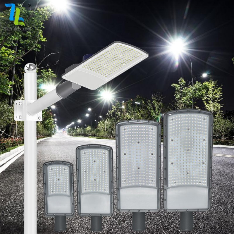 IP66 مصباح شارع LED خارجي من الألمنيوم المصبوب المقاوم للماء 50W 100W 150W 200W