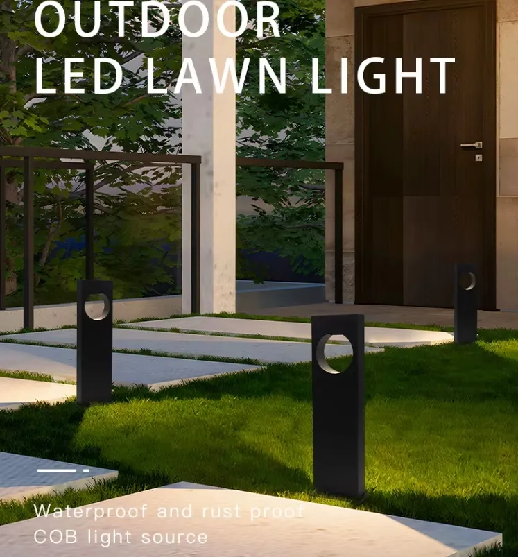 تصميم حديث فاخر إضاءة مناظر طبيعية مقاومة للماء أضواء ممرات خارجية مصباح حديقة LED كروي