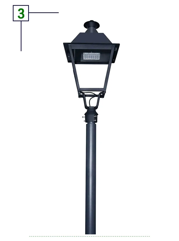 تصميم إضاءة حديقة LED خارجية IP66