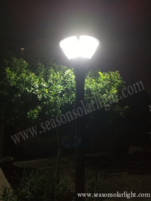 ألو. إضاءة فيلا سكنية خارجية موفرة للطاقة مصباح شمسي لإضاءة الحدائق مع ضوء LED