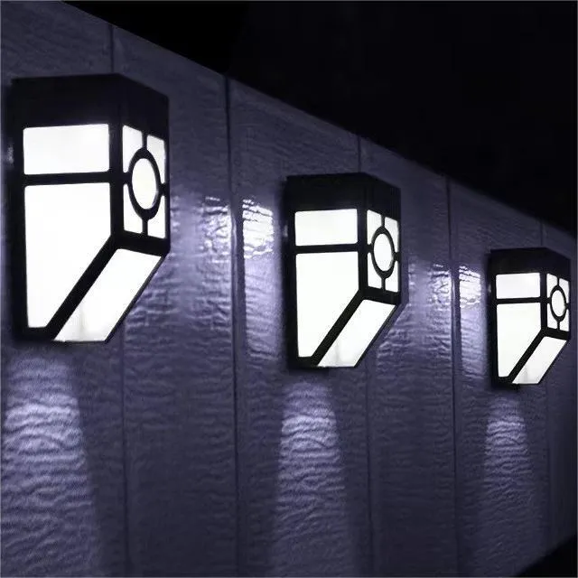 إضاءة زينة عيد الميلاد الشمسية LED RGB للحديقة والسياج والفناء والجدار