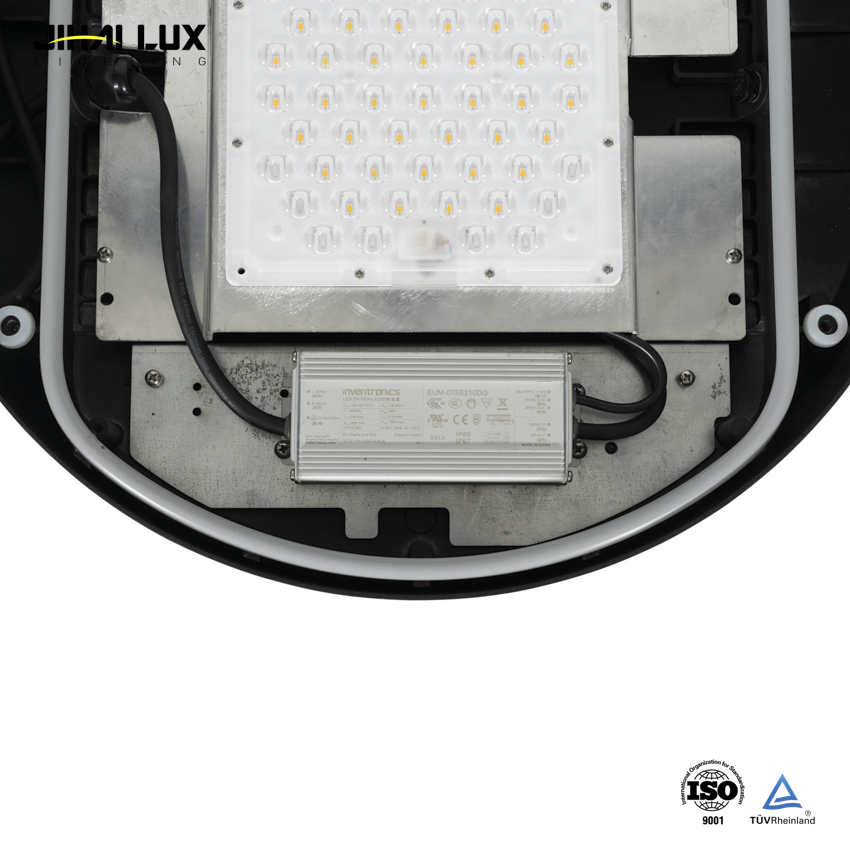 مصباح حديقة خارجي LED 30W 40W 60W 75W إضاءة فناء ساحة المناظر الطبيعية مثبت على عمود IP65 ضوء منطقة ذراع واحد/ذراع مزدوج