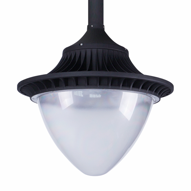 أضواء حديقة خارجية عالية السطوع مصنوعة من الألمنيوم مع عمود مثبت للتعليق 110lm/W 60W 100W