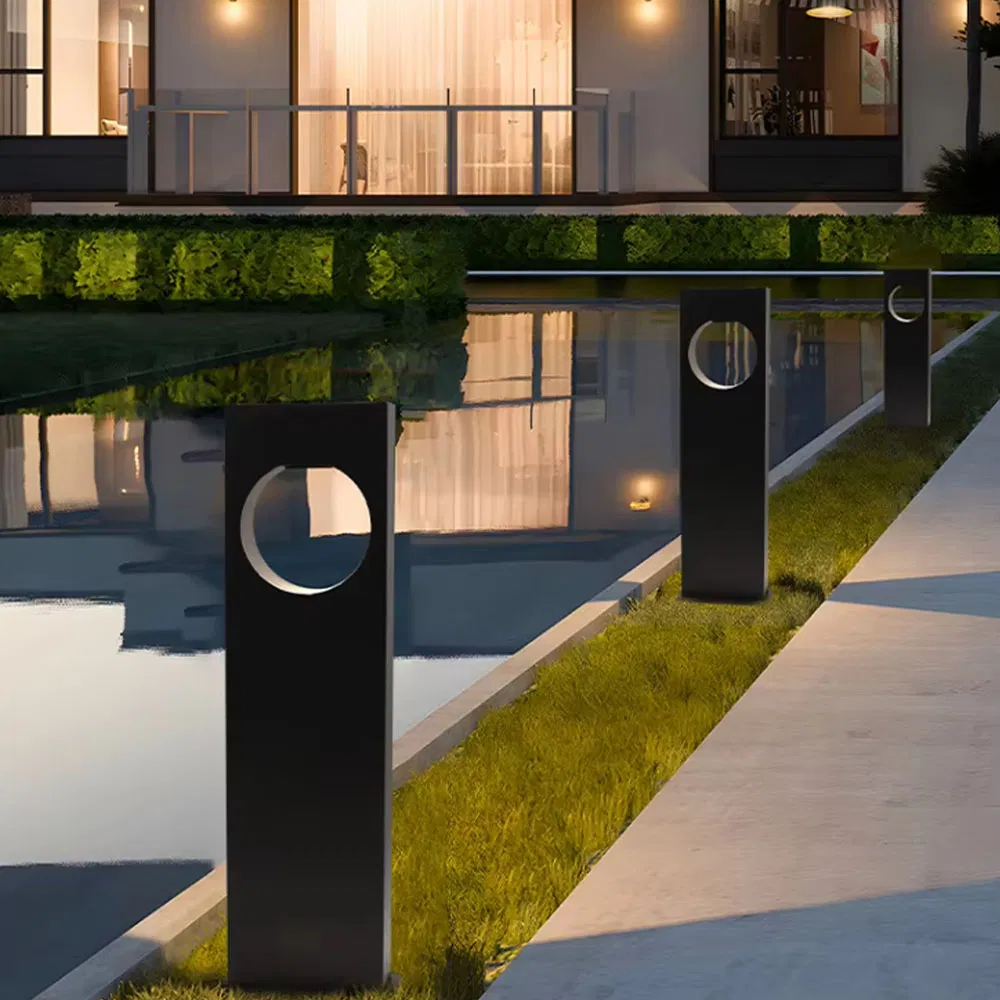 تصميم حديث فاخر إضاءة مناظر طبيعية مقاومة للماء أضواء ممرات خارجية مصباح حديقة LED كروي