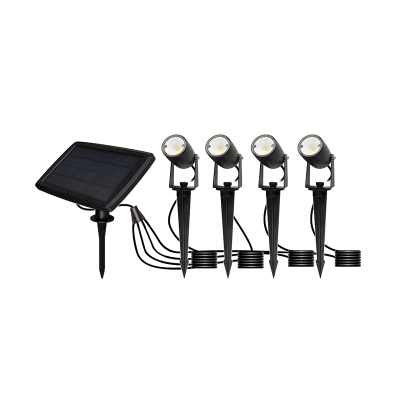 مصباح زينة حديقة LED للإضاءة في الفناء والحديقة مع بطارية قابلة للشحن Battery/1800mAh*2