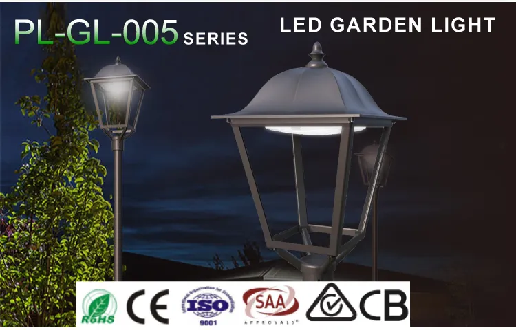 أحدث مصباح مسار حديقة خارجي 140lm/W IP66 50W ضوء LED للحديقة