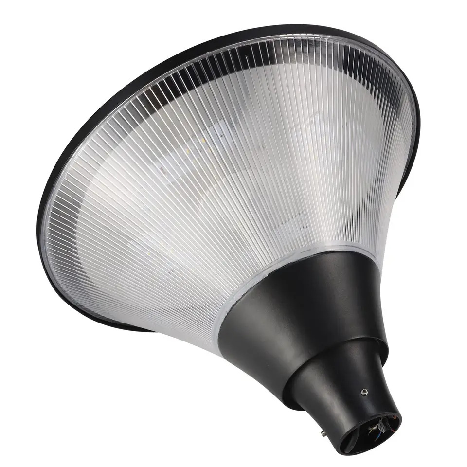 إضاءة حديقة LED الخارجية على شكل عمود 30W 55W 70W ومصابيح حديقة من الألمنيوم LED حلقة إضاءة حديقة المدينة الخارجية