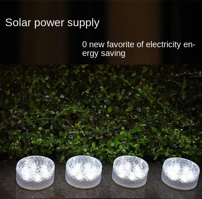 مصباح بلاط شمسي خارجي للحديقة، مقاوم للماء، مصباح LED للفيلا، للحديقة، للحديقة، للدرج، مصباح زخرفي