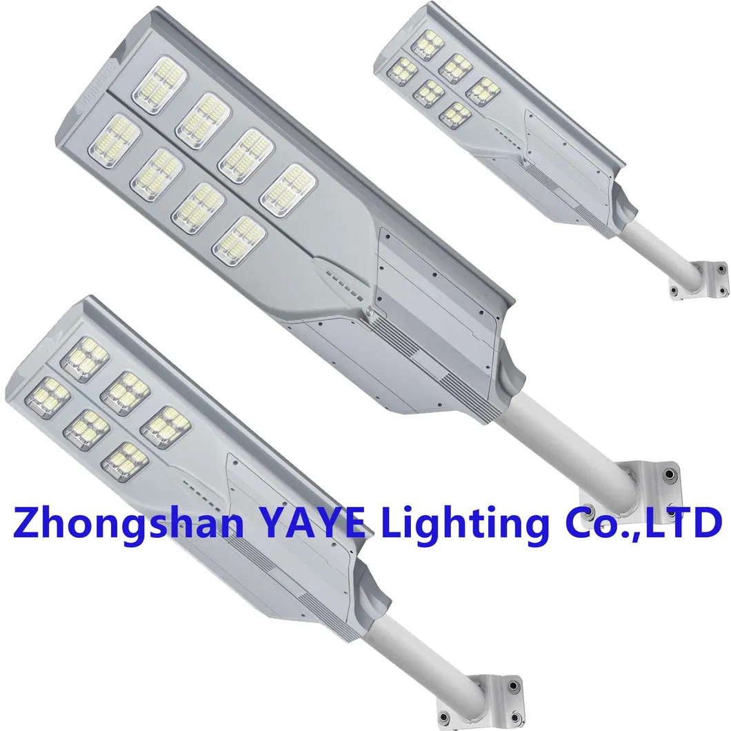 مصنع الطاقة الشمسية في الصين من الألمنيوم 2000/1000/800/600/500W/400/300/200/100W مستشعر LED IP66 شارع خارجي متكامل مع كاميرا مصباح حديقة LED COB من ABS مصباح فيضان على الجدار للطريق