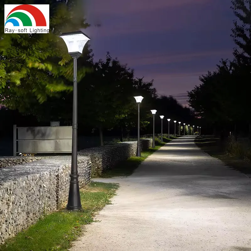 كشافات شمسية LED عالية الكفاءة للإنارة الخارجية