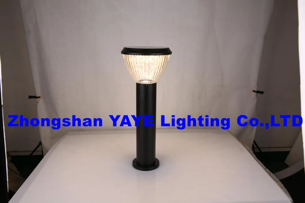 أفضل جودة 30 واط مصباح عمود LED من الألمنيوم الأسود للحديقة والمسار والمناظر الطبيعية IP66