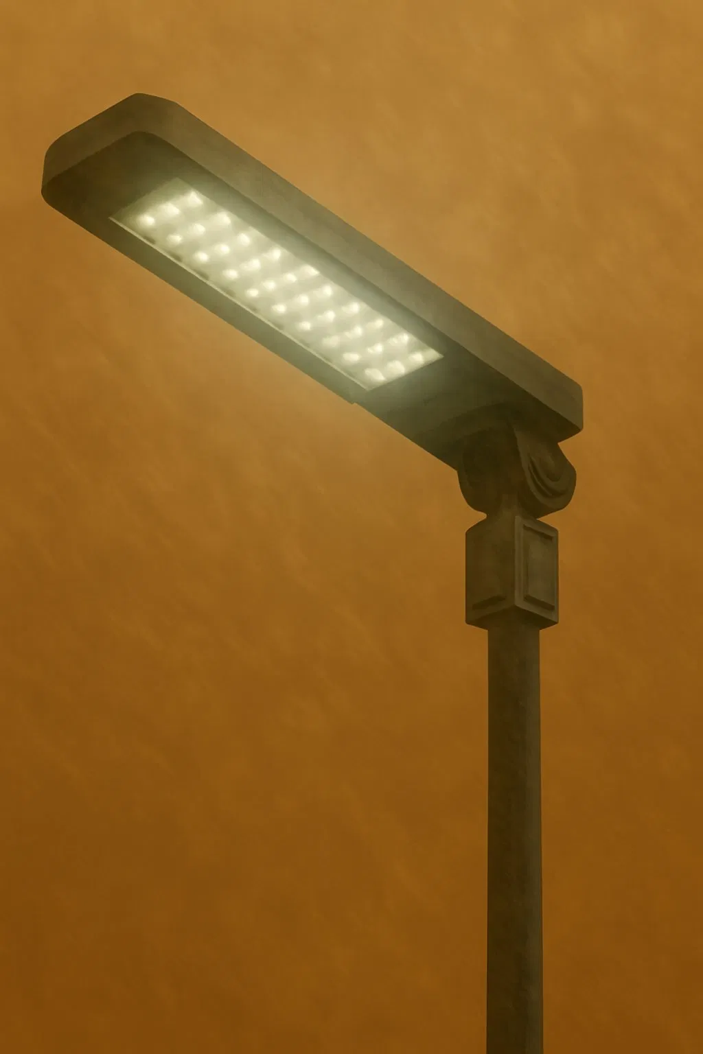 60W/80W جميعًا في واحد مصباح الشارع الشمسي LED المدمج للطاقة الشمسية مع مستشعر للحدائق