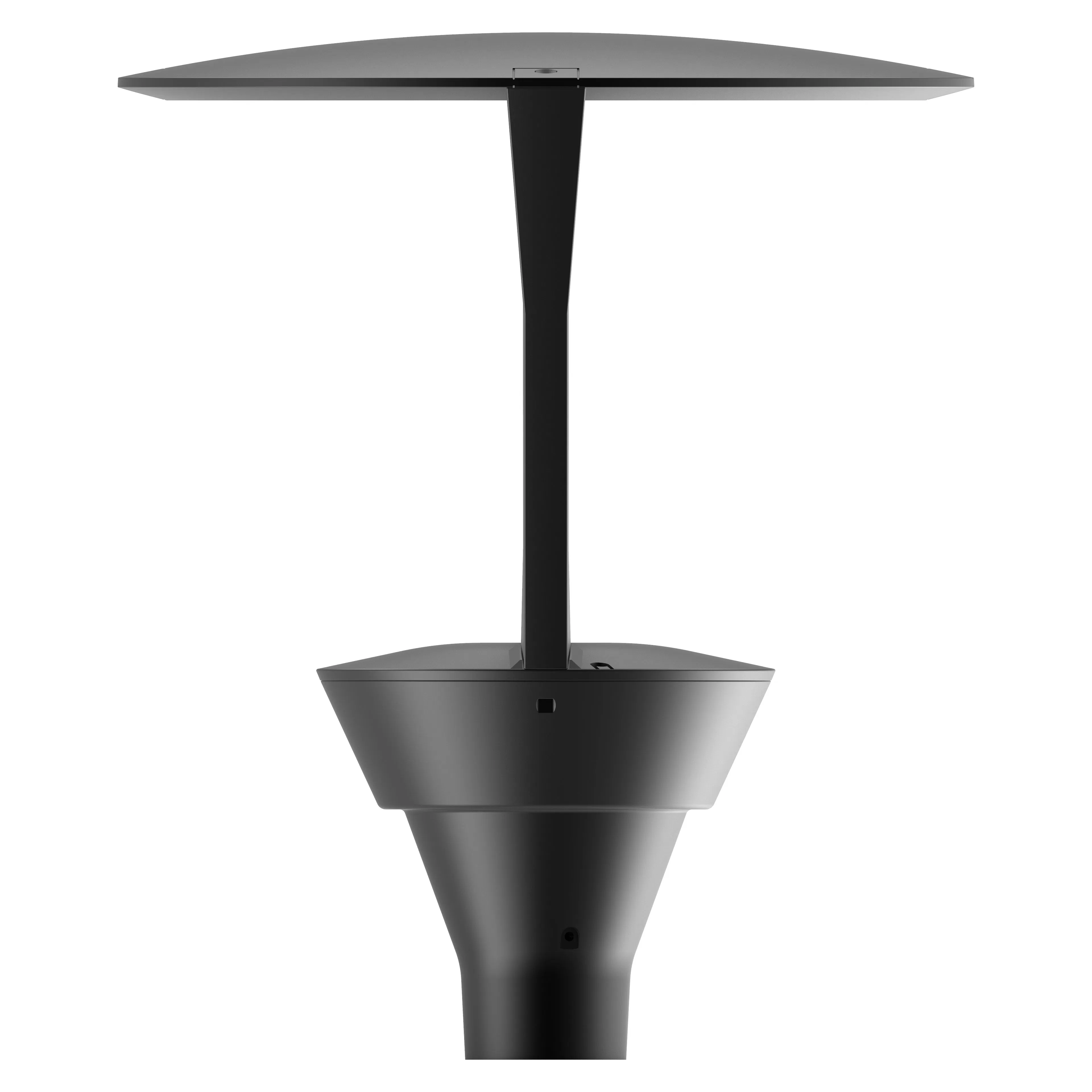 ضوء قمة العمود LED من الألومنيوم المصبوب 30W 40W 60W 90W تركيبة إضاءة الحدائق المثبتة على العمود