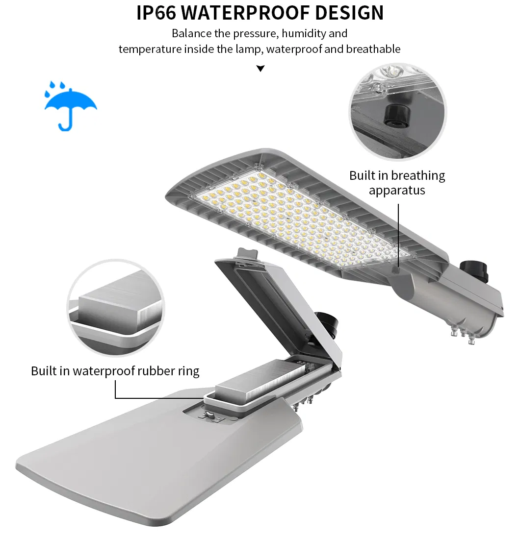 180W مصباح حديقة تجاري خارجي متكامل LED لمواقف السيارات وإضاءة الشوارع