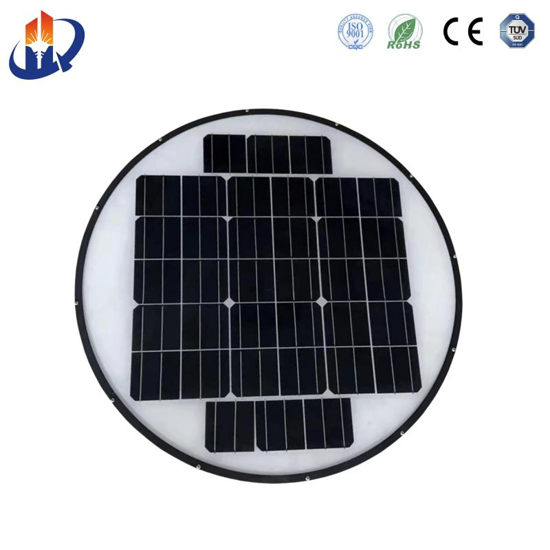 ضوء حديقة شمسي دائري LED أوروبي 40W إضاءة حديقة إضاءة فيلا