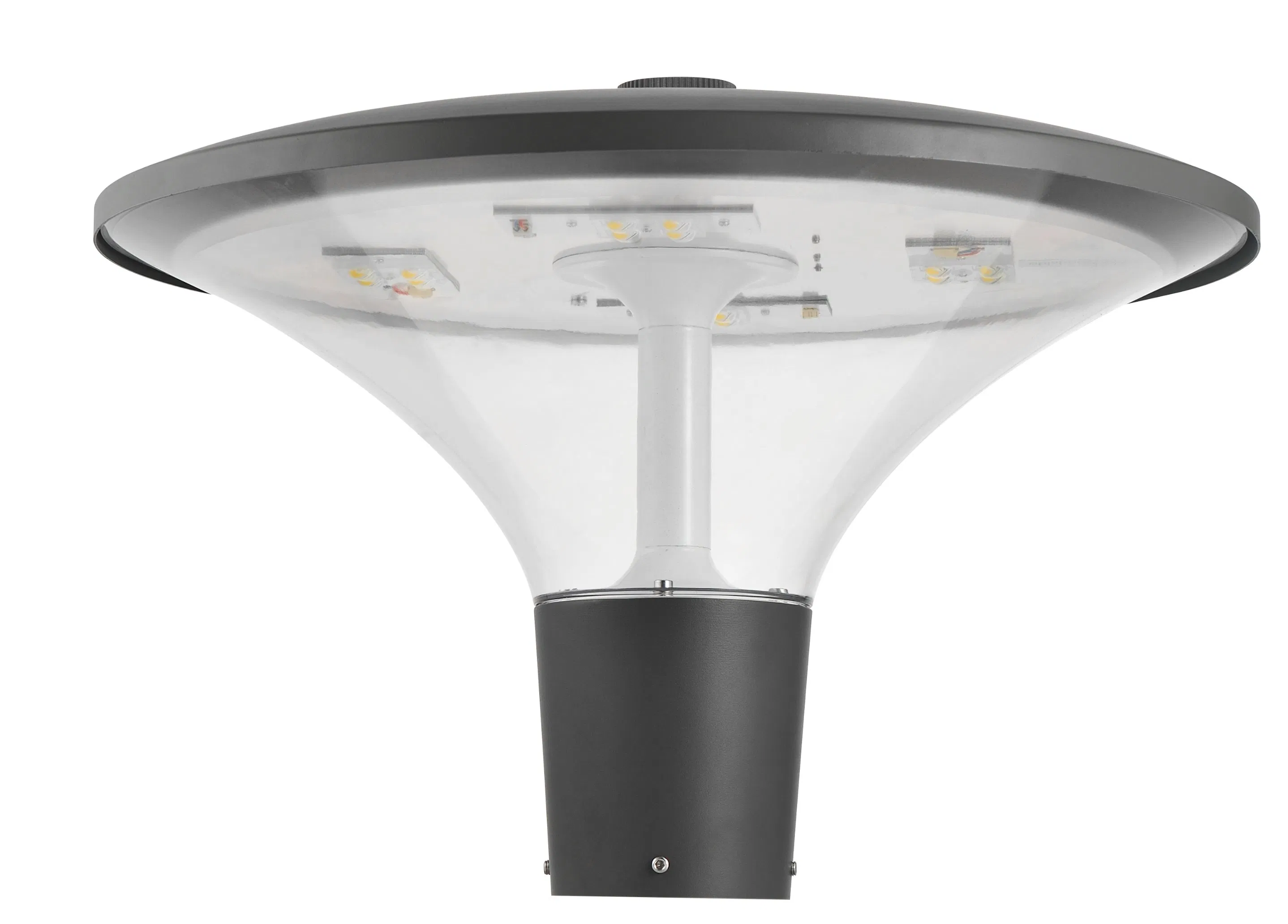 مصباح خارجي LED من الألمنيوم المصبوب P65 مقاوم للماء 30W 40W 60W 90W إضاءة حديقة مثبت على عمود للفناء