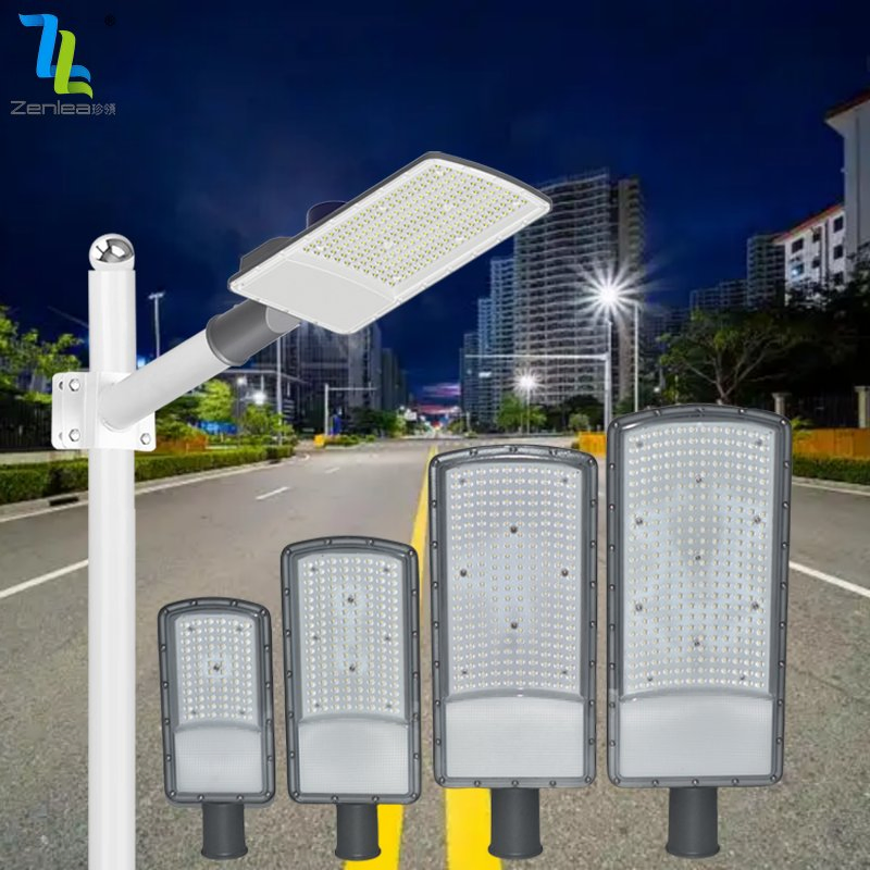 IP66 مصباح شارع LED خارجي من الألمنيوم المصبوب المقاوم للماء 50W 100W 150W 200W