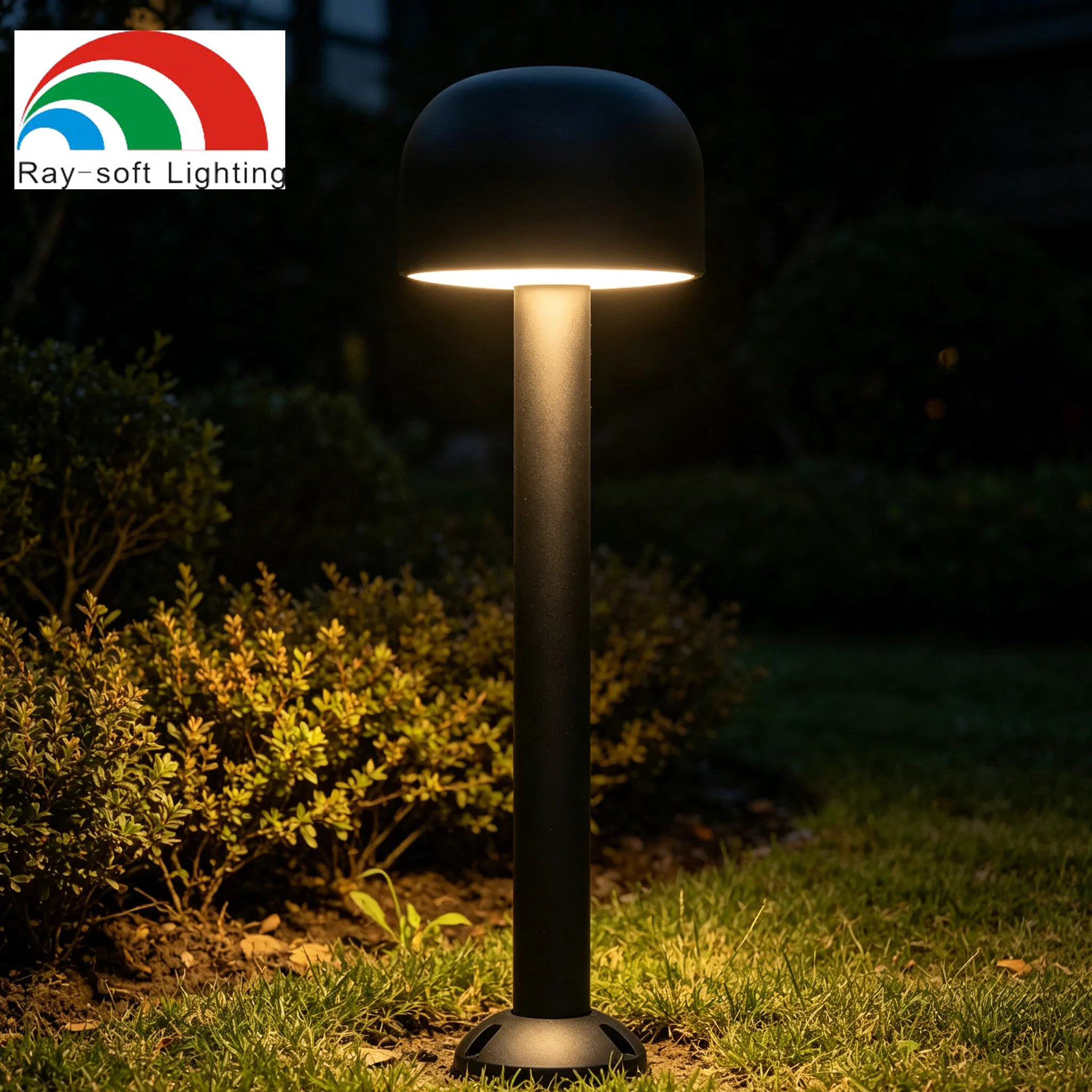 حديث بسيط 12W LED IP65 مقاوم للماء في الهواء الطلق من سبائك الألومنيوم إضاءة ممر الفيلات حديقة المناظر الطبيعية إضاءة العشب عمود الإضاءة