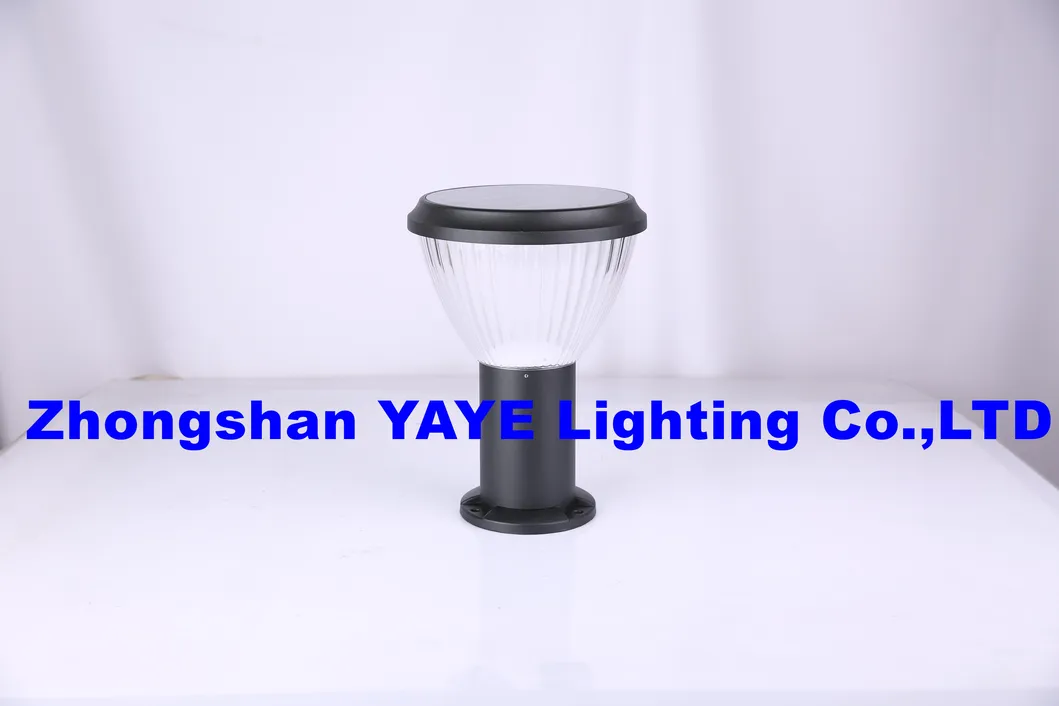 أفضل جودة 30 واط مصباح عمود LED من الألمنيوم الأسود للحديقة والمسار والمناظر الطبيعية IP66