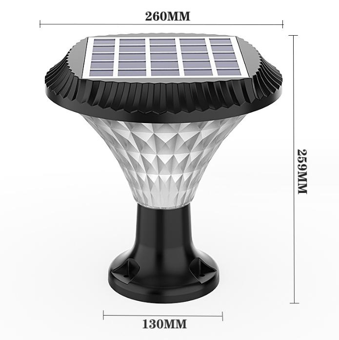 أحدث مصباح سبايك أرضي عالي الجودة بإضاءة دافئة بيضاء يعمل تلقائيًا بتقنية LED للطاقة الشمسية للإضاءة الخارجية لمسارات الحدائق والساحات