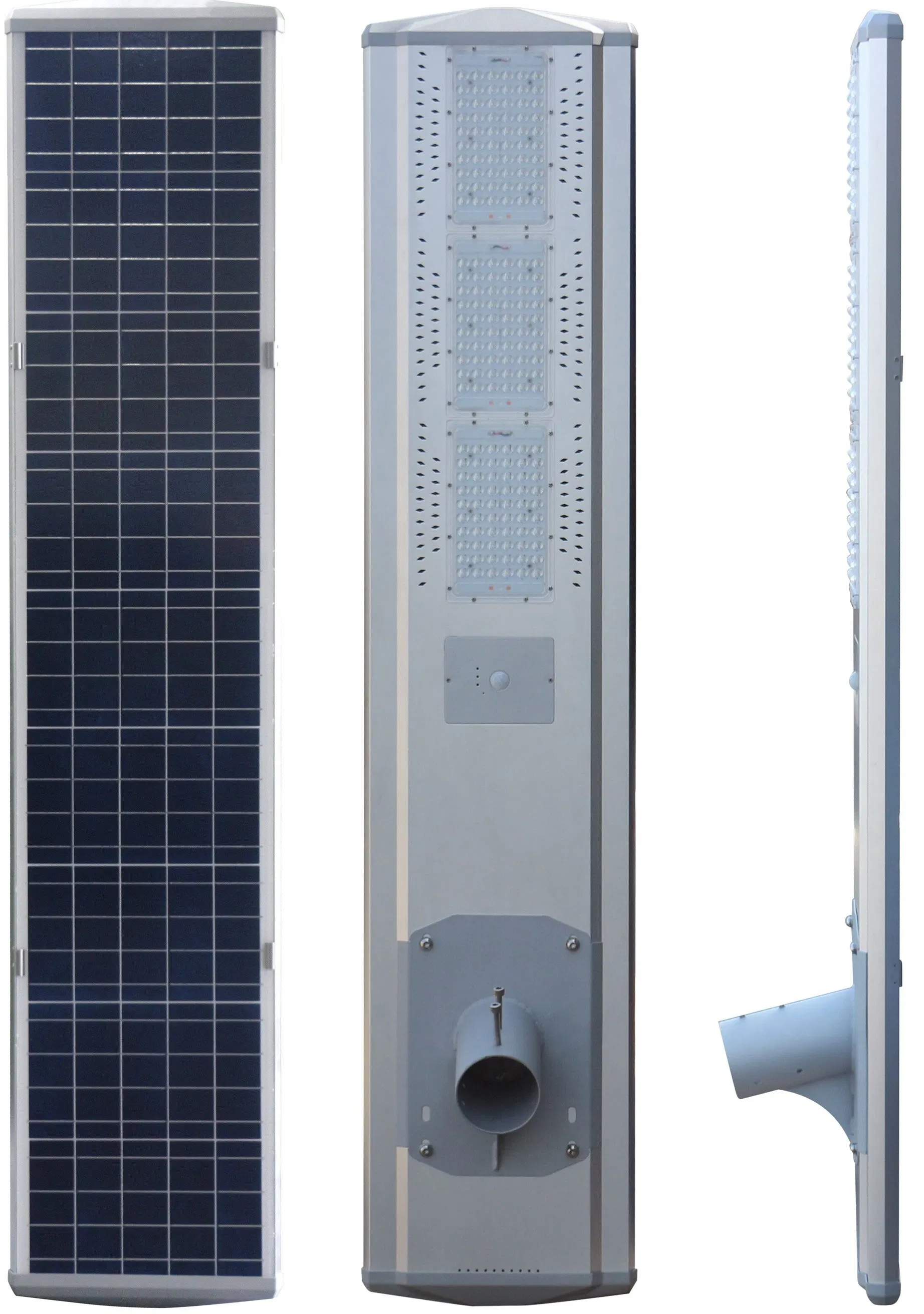 مصباح حديقة تجاري متكامل للطاقة الشمسية LED للإضاءة في مواقف السيارات والشوارع
