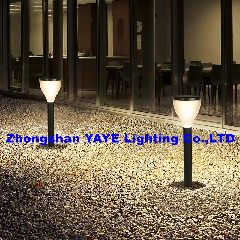 أفضل جودة 30 واط مصباح عمود LED من الألمنيوم الأسود للحديقة والمسار والمناظر الطبيعية IP66