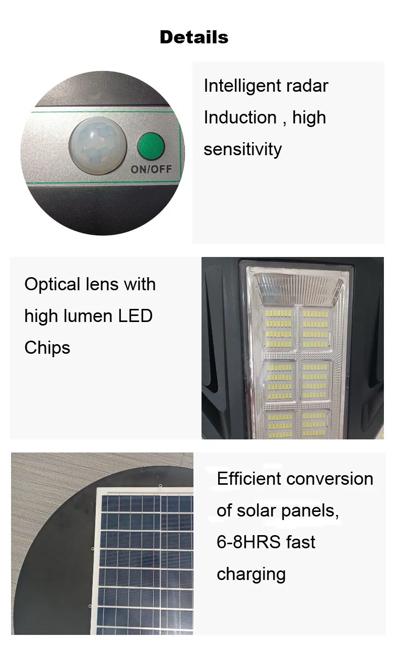 قاد [High Quality Solar UFO] ضوء لطريق حديقة ميدان Street Light with Motion Sensor (ضوء الشارع مع مستشعر الحركة