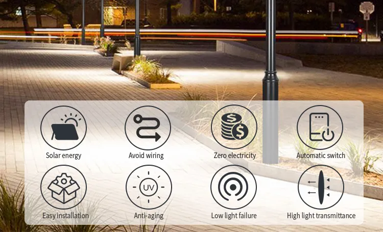 مصابيح الطرق الخارجية LED وإضاءة المناظر الطبيعية للحدائق