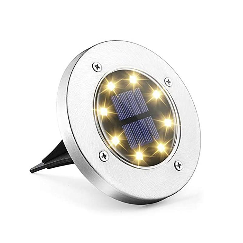 قاعدة مصباح حديقة مثبتة على الأرض لاستبدال أضواء الشمسية LED