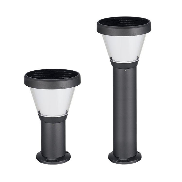 أضواء حديقة شمسية LED من الألمنيوم مقاومة للماء للط outdoors للحديقة والفناء والساحة والممرات وإضاءة المنزل IP65 5W
