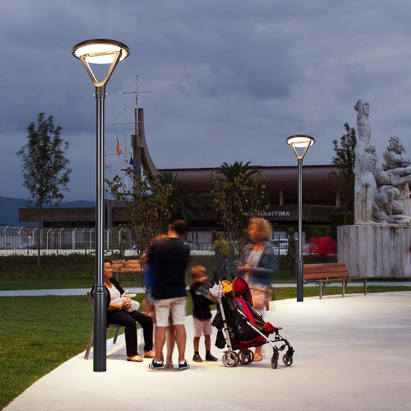 إضاءة LED عالية الجودة موفرة للطاقة، مصباح حديقة شمسي، ضوء خارجي قابل لإعادة الشحن، فناء، فيلا، ساحة مع بطارية شمسية للإضاءة
