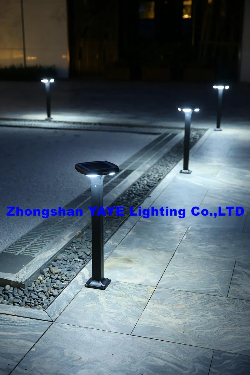 أفضل جودة 30 واط مصباح عمود LED من الألمنيوم الأسود للحديقة والمسار والمناظر الطبيعية IP66