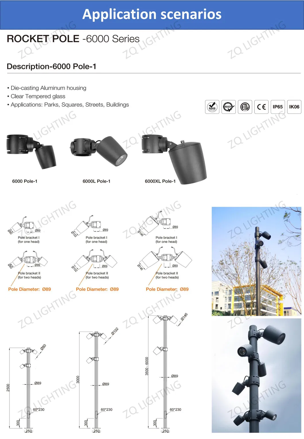 بيع ساخن ضوء LED ضوء حديقة OEM ضوء خارجي شمسي ضوء عمود ضوء بولارد ضوء قمة بقعة ضوء منظر طبيعي