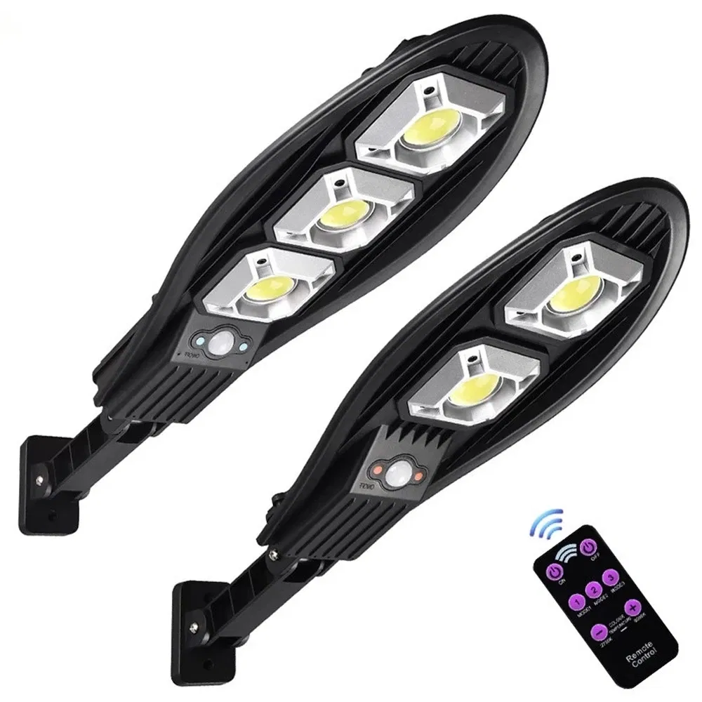 500 مصباح شمسي LED خارجي يعمل بالطاقة الشمسية مقاوم للماء مع مستشعر حركة PIR لإضاءة الشوارع لتزيين الحدائق