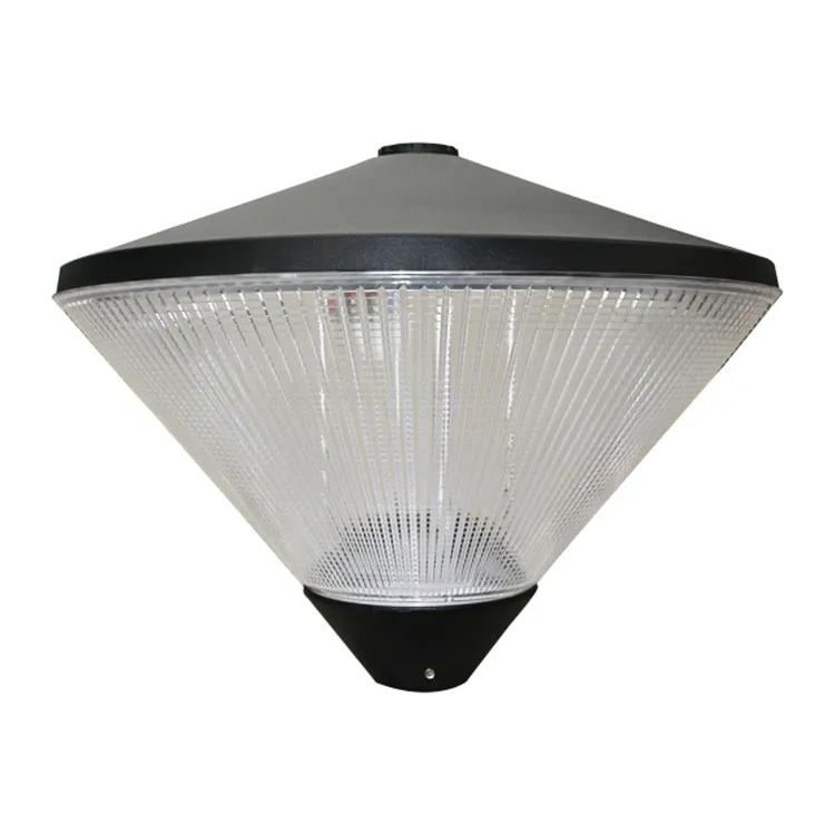 إضاءة حديقة LED الخارجية على شكل عمود 30W 55W 70W ومصابيح حديقة من الألمنيوم LED حلقة إضاءة حديقة المدينة الخارجية