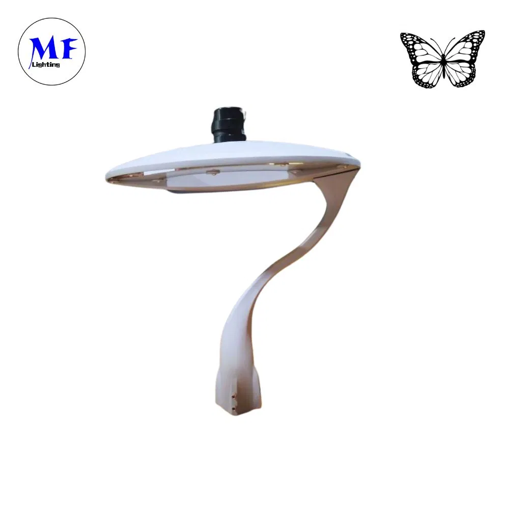 أسعار مباشرة من المصنع 25W 50W 75W 120W ضوء حديقة LED IP65 ضوء مثبت على عمود مقاوم للماء مع مستشعر SPD وخلية ضوئية ضوء مثالي للممرات والطرق الخلفية