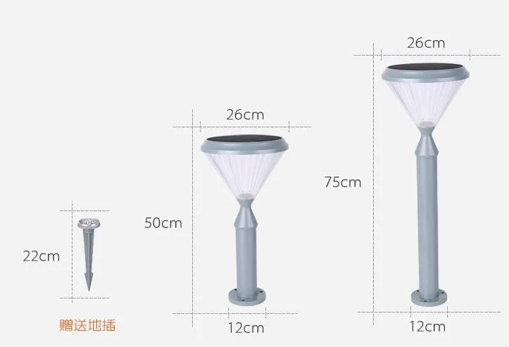 إضاءة خارجية للأضواء العلوية والسفلية لـ 5V مصباح حديقة LED عام بسعر معقول مصباح خارجي مثبت على الحائط ضوء شمسي للحديقة