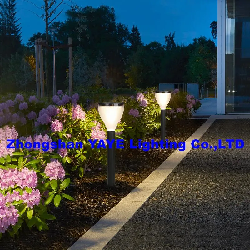 أفضل جودة 30 واط مصباح عمود LED من الألمنيوم الأسود للحديقة والمسار والمناظر الطبيعية IP66