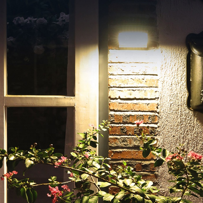 حديقة ذكية خارجية ديكور ضوء جدار LED الشمسية ضوء الشمس في الهواء الطلق الطاقة الشمسية ضوء LED