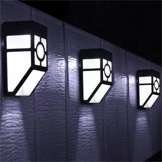 إضاءة زينة عيد الميلاد الشمسية LED RGB للحديقة والسياج والفناء والجدار